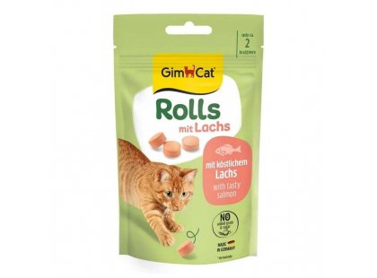 Фото - Gimcat Rolls Salmon ласощі для котів ЛОСОСЬ ласощі Gimcat Rolls Salmon ласощі для котів ЛОСОСЬ