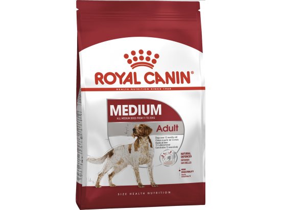 Фото - сухий корм Royal Canin MEDIUM ADULT (СОБАКИ СЕРЕДНІХ ПОРІД ЕДАЛТ) корм для собак від 12 місяців