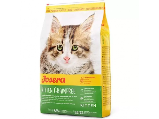 Фото - сухой корм Josera (Йозера) Kitten Grainfree сухой беззерновой корм для котят ДОМАШНЯЯ ПТИЦА И КАРТОФЕЛЬ