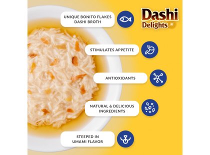 Фото 4 -  лакомства Inaba Cat Dashi Delights лакомство для кошек КУРИЦА С МОРСКИМ ГРЕБЕШКОМ