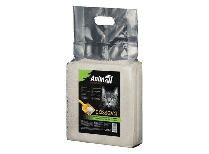 Фото 2 -  наповнювачі Animall Cassava рослинний комкуючий наповнювач для котячого туалету