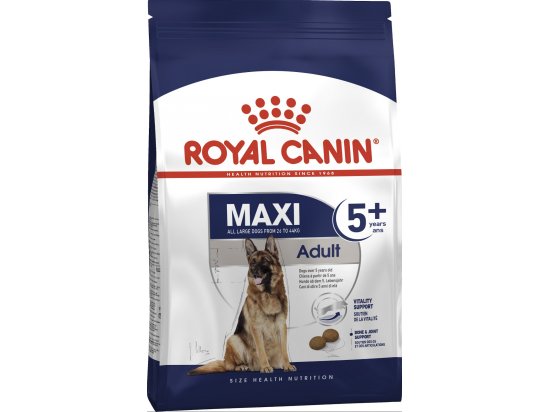 Фото - сухий корм Royal Canin MAXI ADULT 5+ (СОБАКИ ВЕЛИКИХ ПОРІД ЕДАЛТ 5+) корм для собак від 5 років