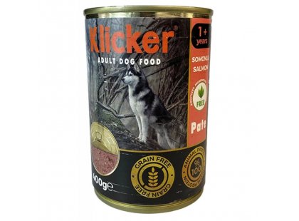 Фото - Klicker Dog Salmon Pate влажный корм для собак, паштет ЛОСОСЬ влажный корм (консервы) Klicker Dog Salmon Pate влажный корм для собак, паштет ЛОСОСЬ