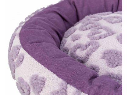 Фото 4 -  лежаки, матраси, килимки та будиночки Trixie Hearts лежак для собак до дня Святого Валентина СЕРЦЯ, бузковий