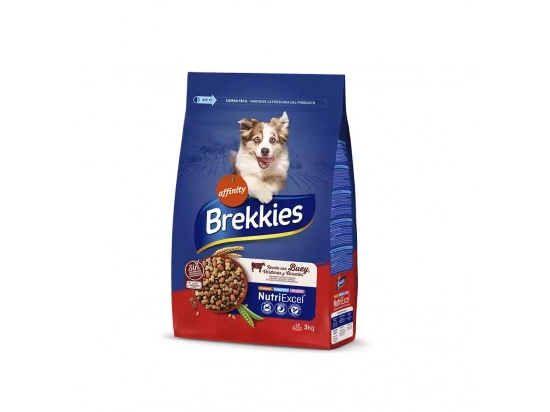 Фото - сухий корм Brekkies Excel Dog ADULT BEEF корм для дорослих собак із яловичиною