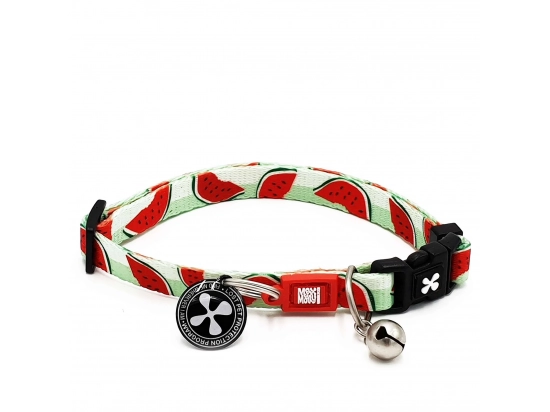 Фото - Max & Molly Urban Pets Smart ID Cat Collar нашийник для кішок Watermelon шлейки, нашийники Max & Molly Urban Pets Smart ID Cat Collar нашийник для кішок Watermelon