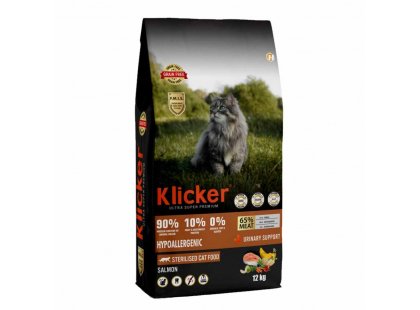 Фото - Klicker Cat Sterilized Salmon сухой беззерновой корм для стерилизованных кошек ЛОСОСЬ сухой корм Klicker Cat Sterilized Salmon сухой беззерновой корм для стерилизованных кошек ЛОСОСЬ