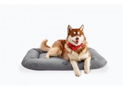 Фото 4 -  лежаки, матраси, килимки та будиночки Harley & Cho LOUNGER WATERPROOF GRAY водостійкий двосторонній лежак для собак, сірий