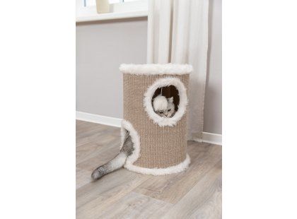 Фото 3 -  дряпалки, з будиночками Trixie EdoardoTower дряпалка-будиночок для котів (Вежа)