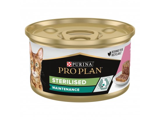 Фото - Purina Pro Plan (Пурина Про План) Sterilised Maintenance Salmon & Tuna вологий корм для стерилізованих кішок шматочки в паштеті, ТУНЕЦЬ і ЛОСОСЬ вологий корм (консерви) Purina Pro Plan (Пурина Про План) Sterilised Maintenance Salmon & Tuna вологий корм для стерилізованих кішок шматочки в паштеті, ТУНЕЦЬ і ЛОСОСЬ