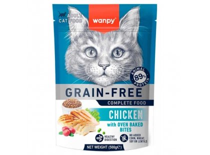Фото - Wanpy Adult Cat Grain Free Chicken сухий беззерновий корм для котів КУРКА сухий корм Wanpy Adult Cat Grain Free Chicken сухий беззерновий корм для котів КУРКА