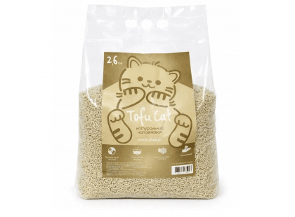 Фото - Tofu Cat Соевый наполнитель для кошачьего туалета КЛАССИЧЕСКИЙ наполнители Tofu Cat Соевый наполнитель для кошачьего туалета КЛАССИЧЕСКИЙ