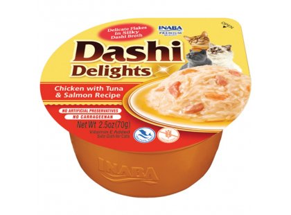 Фото - Inaba Cat Dashi Delights лакомство для кошек КУРИЦА С ТУНЦОМ И ЛОСОСЕМ лакомства Inaba Cat Dashi Delights лакомство для кошек КУРИЦА С ТУНЦОМ И ЛОСОСЕМ