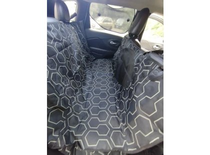 Фото - Senful Водонепроникний чохол для собак в машину, шестикутники, чорний аксесуари в авто Senful Водонепроникний чохол для собак в машину, шестикутники, чорний