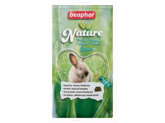 Фото - Beaphar Nature Rabbit Junior Беззерновой корм с тимофеевкой для крольчат корм для грызунов Beaphar Nature Rabbit Junior Беззерновой корм с тимофеевкой для крольчат