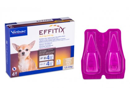 Фото 3 -  от блох и клещей Virbac Effitix (Эффитикс) капли от блох и клещей для собак