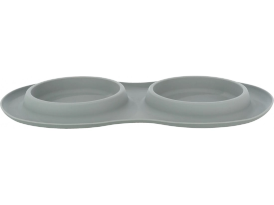 Фото - миски, поилки, фонтаны Trixie Bowl Set миски из нержавеющей стали на силиконовом коврике