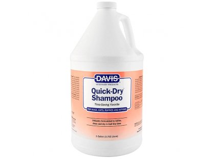 Фото 3 -  повседневный уход (шампуни, кондицонеры и др. средства) Davis Quick-Dry Shampoo ДЭВИС БЫСТРАЯ СУШКА шампунь для собак и котов, концентрат