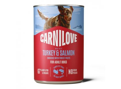 Фото - Carnilove Salmon & Turkey влажный корм для собак, паштет ЛОСОСЬ и ИНДЕЙКА влажный корм (консервы) Carnilove Salmon & Turkey влажный корм для собак, паштет ЛОСОСЬ и ИНДЕЙКА