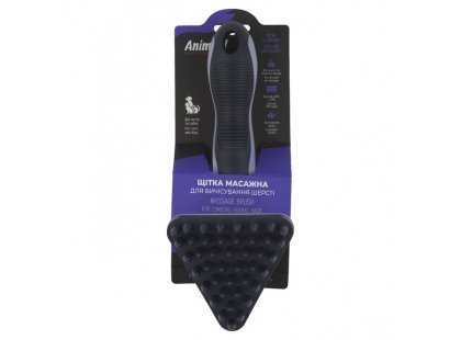 Фото 2 -  расчески, щетки AnimAll Щетка массажная для собак и кошек