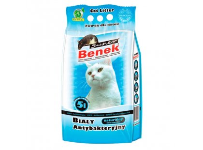 Фото - Super Benek (Супер Бенек) Antibacterial бентонітовий наповнювач для котячого туалету з антибактеріальним засобом наповнювачі Super Benek (Супер Бенек) Antibacterial бентонітовий наповнювач для котячого туалету з антибактеріальним засобом