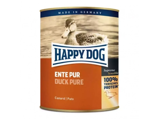 Фото - вологий корм (консерви) Happy Dog (Хепі Дог) SENSIBLE PURE FRANCE DUCK вологий корм для собак КАЧКА