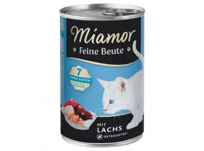 Фото 2 -  влажный корм (консервы) Miamor Feine Beute mit Lachs беззерновой влажный корм для кошек ЛОСОСЬ