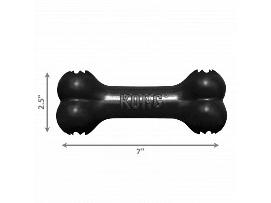 Фото - іграшки Kong EXTREME GOODIE BONE іграшка годівниця для собак середніх та великих порід КІСТКА