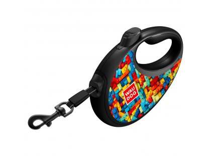 Фото 2 -  рулетки WAUDOG R-leash поводок рулетка с контейнером для пакетов, светоотражающая лента, БЛОКИ