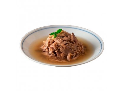 Фото 2 -  влажный корм (консервы) Natural Kitty Broth Tuna влажный корм для кошек, кусочки в бульоне, ТУНЕЦ