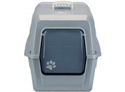 Фото 3 -  туалеты, лотки AnimAll закрытый туалет для кошек с лопаткой CNR-143, серый