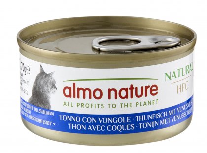 Фото - Almo Nature HFC NATURAL TUNA & CLAMS консервы для кошек ТУНЕЦ С МОЛЛЮСКАМИ влажный корм (консервы) Almo Nature HFC NATURAL TUNA & CLAMS консервы для кошек ТУНЕЦ С МОЛЛЮСКАМИ
