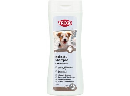 Фото - Trixie COCONUT OIL SHAMPOO шампунь кокосовый для собак (2905), 250 мл повседневный уход (шампуни, кондицонеры и др. средства) Trixie COCONUT OIL SHAMPOO шампунь кокосовый для собак (2905), 250 мл