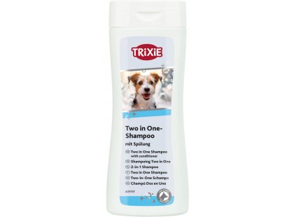 Фото - Trixie (Трикси) TWO IN ONE (ЗДОРОВАЯ ШЕРСТЬ 2В1) шампунь-кондиционер для собак, 250 мл (29197) повседневный уход (шампуни, кондицонеры и др. средства) Trixie (Трикси) TWO IN ONE (ЗДОРОВАЯ ШЕРСТЬ 2В1) шампунь-кондиционер для собак, 250 мл (29197)