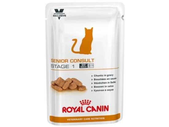 Фото - Royal Canin SENIOR CONSULT STAGE 1 вологий корм для кішок старше 7 років вологий корм (консерви) Royal Canin SENIOR CONSULT STAGE 1 вологий корм для кішок старше 7 років