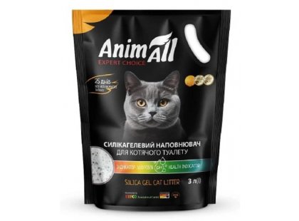 Фото - AnimAll Health Indicator силікагелевий наповнювач для котячого туалету з індикатором pH наповнювачі AnimAll Health Indicator силікагелевий наповнювач для котячого туалету з індикатором pH