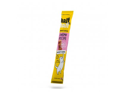 Фото - Half&Half Meaty Stick Adult Shrimp лакомство мясные палочки для кошек КРЕВЕТКА лакомства Half&Half Meaty Stick Adult Shrimp лакомство мясные палочки для кошек КРЕВЕТКА