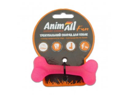 Фото - AnimAll Fun игрушка для собак КОСТЬ, коралловый игрушки AnimAll Fun игрушка для собак КОСТЬ, коралловый