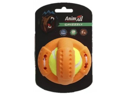 Фото - AnimAll GrizZzly іграшка для собак ТЕНІСНИЙ М'ЯЧ, помаранчевий іграшки AnimAll GrizZzly іграшка для собак ТЕНІСНИЙ М'ЯЧ, помаранчевий