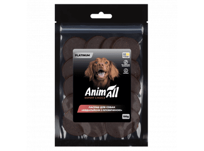 Фото - AnimAll Platinum лакомство для собак МЕДАЛЬОНЫ С ГОВЯДИНОЙ лакомства AnimAll Platinum лакомство для собак МЕДАЛЬОНЫ С ГОВЯДИНОЙ