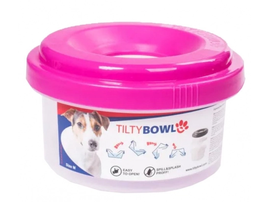 Фото - TILTY Bowl Миска непроливайка для собаки, pink миски, напувалки, фонтани TILTY Bowl Миска непроливайка для собаки, pink