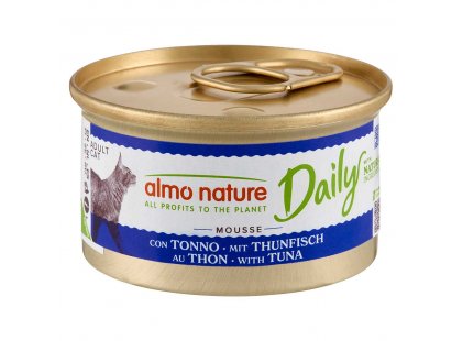 Фото - Almo Nature Daily MOUSSE TUNA консерви для котів ТУНЕЦЬ, мус вологий корм (консерви) Almo Nature Daily MOUSSE TUNA консерви для котів ТУНЕЦЬ, мус