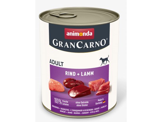 Фото 2 -  влажный корм (консервы) Animonda (Анимонда) GranCarno Adult Beef & Lamb влажный корм для собак ГОВЯДИНА И ЯГНЕНОК