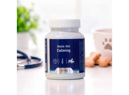 Фото 2 -  седативные препараты (успокоительные) Cymedica Amix Vet Calming успокоительные таблетки для собак и кошек