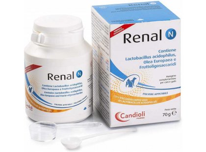 Фото - для почек Candioli (Кандиоли) Renal N (Ренал Н) порошок для лечения взрослых собак и котов при почечной недостаточности