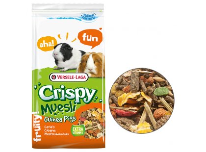 Фото - Versele-Laga (Верселе-Лага) CRISPY MUESLI GUINEA PIGS (КРИСПІ МЮСЛІ) корм для морських свинок, з вітаміном C корм для гризунів Versele-Laga (Верселе-Лага) CRISPY MUESLI GUINEA PIGS (КРИСПІ МЮСЛІ) корм для морських свинок, з вітаміном C