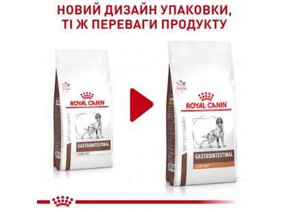 Фото 3 -  ветеринарні корми Royal Canin GASTROINTESTINAL LOW FAT LF22 (ГАСТРО ІНТЕСТИНАЛ ЛОУ ФЕТ) сухий лікувальний корм