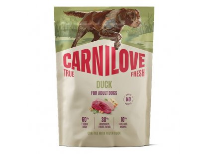 Фото 2 -  сухой корм Carnilove True Fresh Duck cухой беззерновой корм для собак УТКА