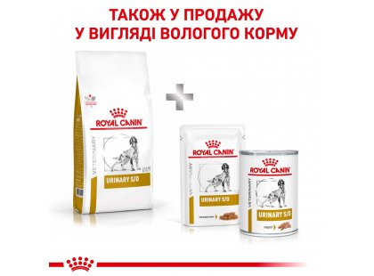 Фото - ветеринарні корми Royal Canin URINARY S/O (УРІНАРІ) сухий лікувальний корм для собак