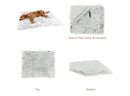 Фото 5 -  лежаки, матрасы, коврики и домики Best Friends Shag Pet Throw Blanket коврик для собак МОРОЗНЫЙ ИНЕЙ